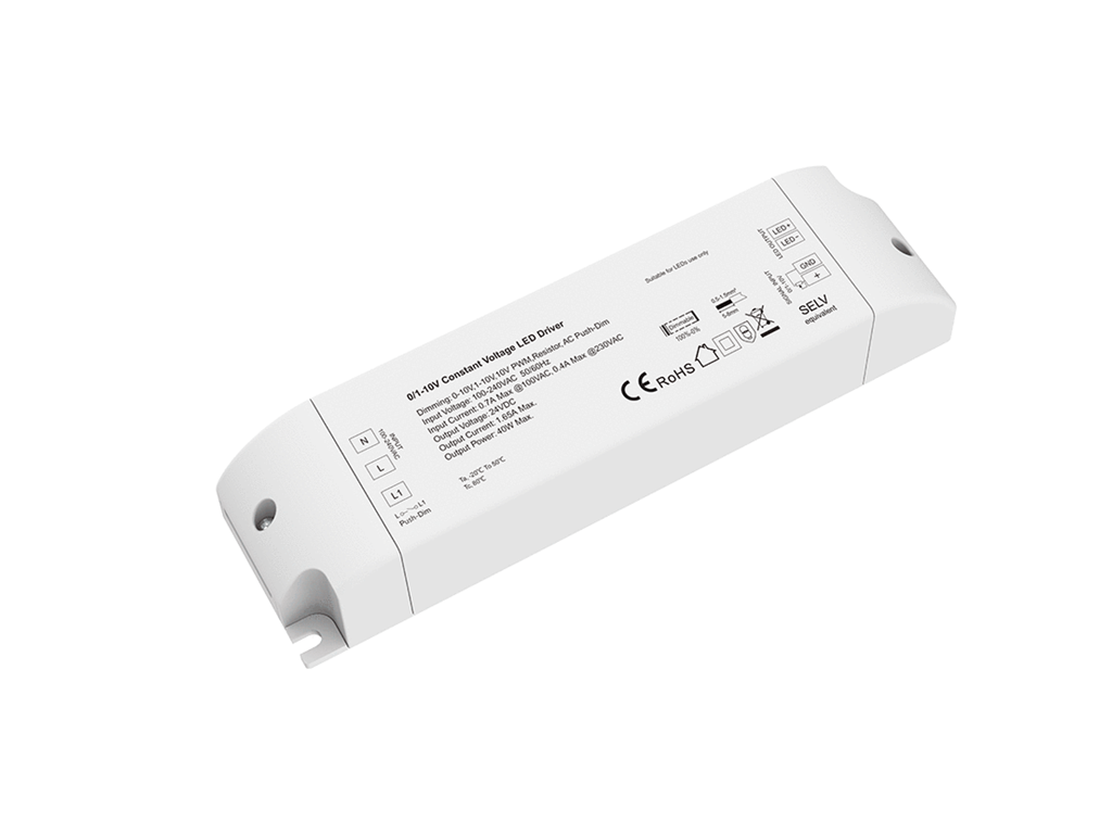 LED driver 0-10V/PUSH dæmpbar 40W 24V