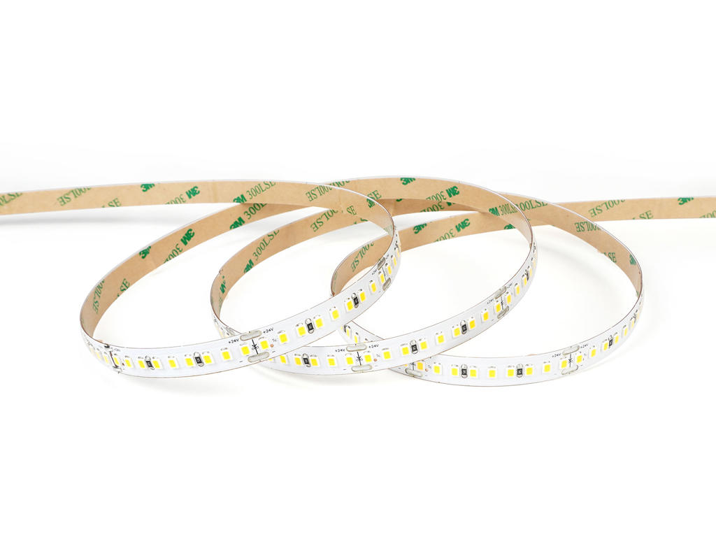 LightMore LED højlumen-strip 9.6W/m. 24V. Ra90. IP20. 10mm PCB. 50 cm. ledning i begge ender