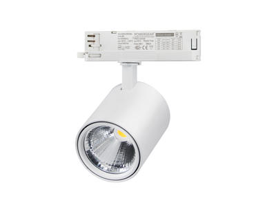 LED In-track skinnespot 30W NW – hvid