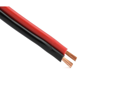 Kabel. tvilling rød/sort 10mm 25 m rulle