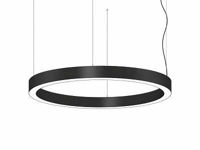 Circle Slim LED lampe Ø:543. SORT. WW. 1-10V
