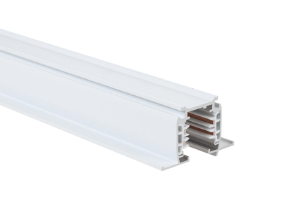 Indbygnings Track Rail 1,5 m 3-faset – hvid