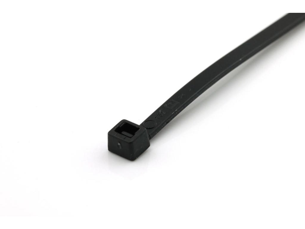 Kabelbinder. sort 140x3.5mm 100 stk.