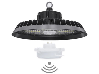 Plug-in MW bevægelse- og skumringssensor (HOMA / 4-pin) for high-bay