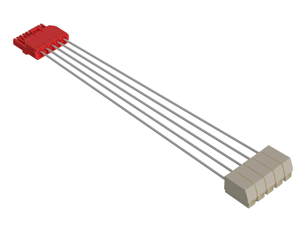 HERA ALYCE AC input terminal for single armatur. 5-ledet