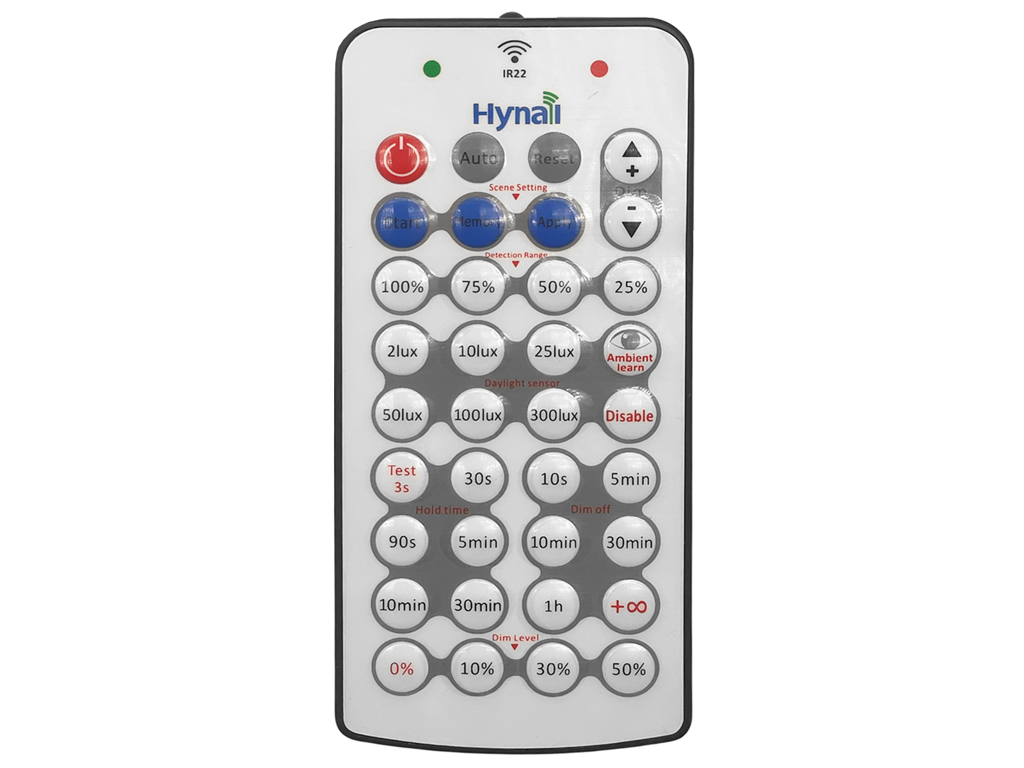 Fjernbetjening for High-Lux sensor-armatur