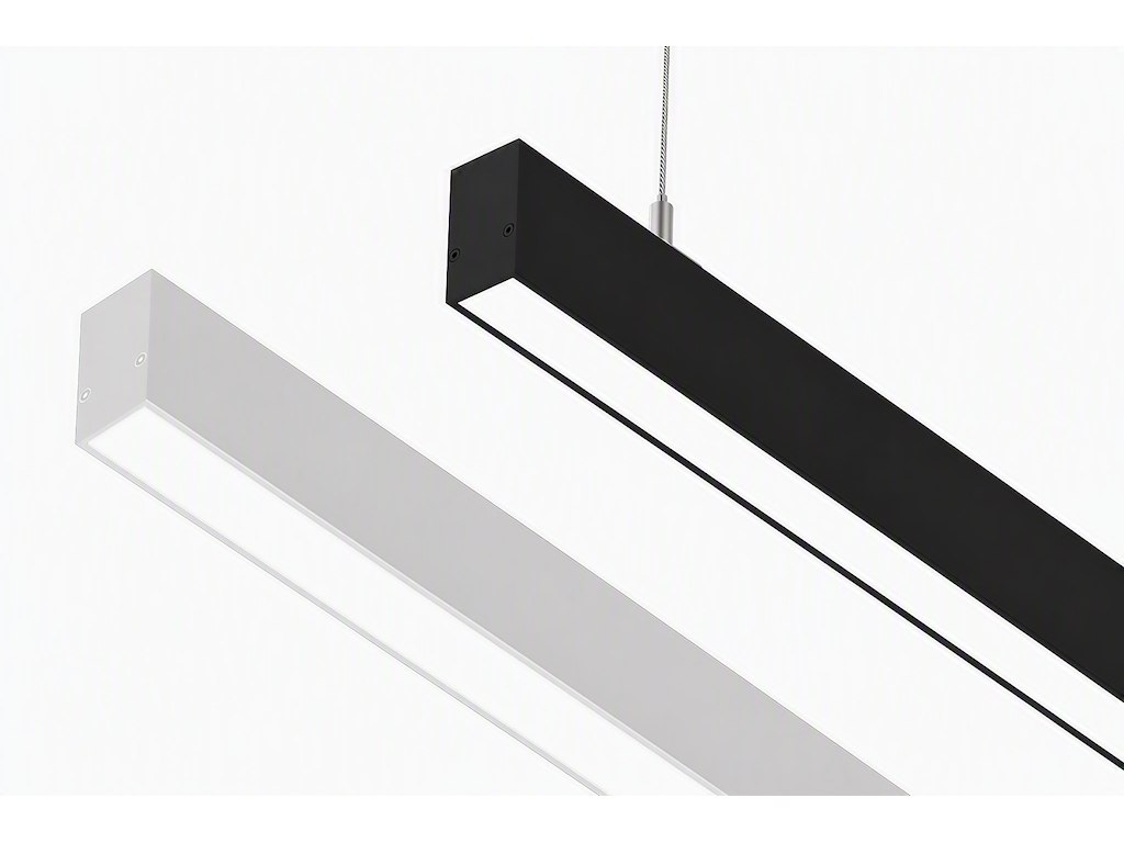SQUARE G3 LED TrueColor armatur WW 90 cm. HVID eller SORT