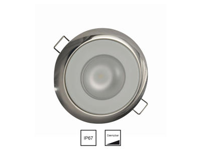 Downlight varm 10-30v dim crom