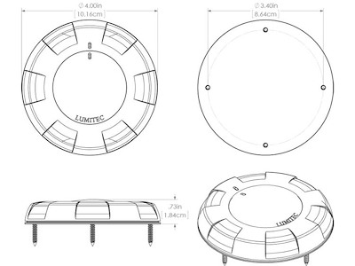 Aurora hvid/rød 10-30v