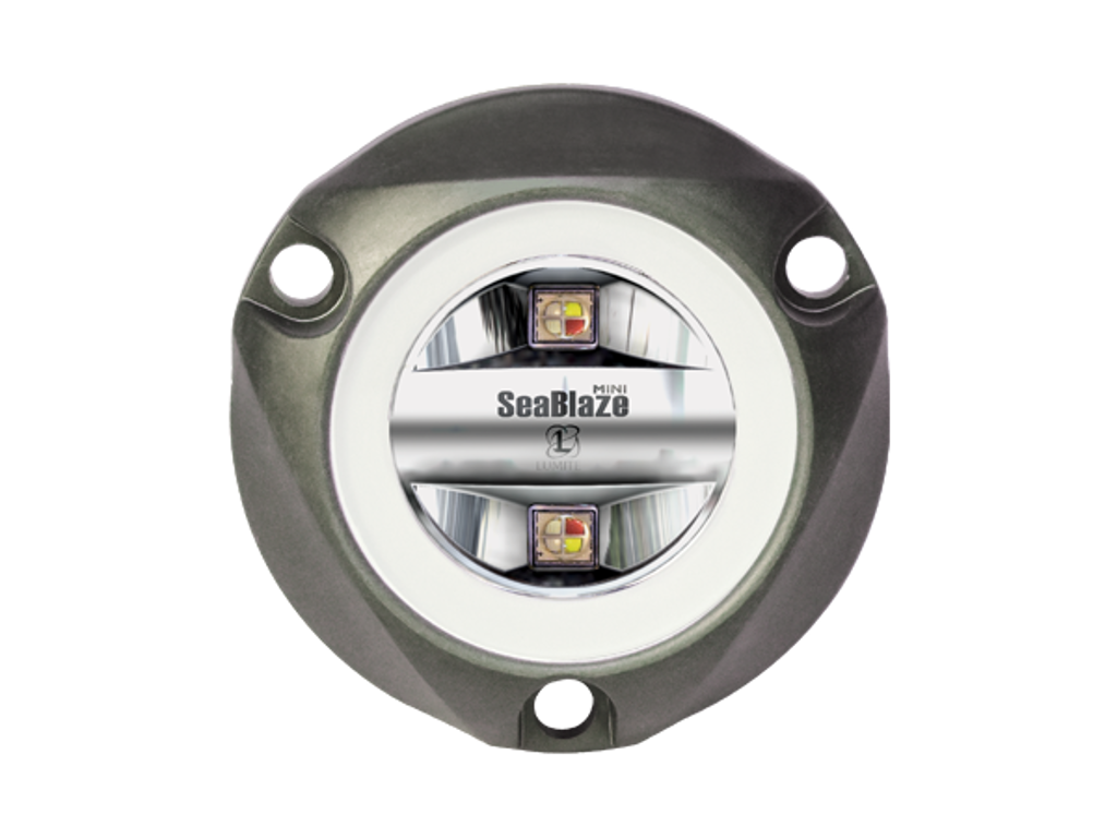 SeaBlaze Mini RGBW undervandslys. rund