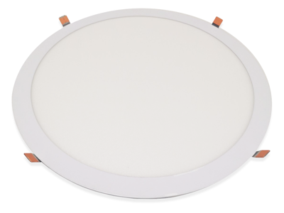 LED TrueColor indbygningspanel ø:400mm. 30W. NW
