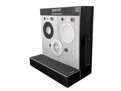 Borddisplay LED m. downlights